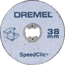 DREMEL® EZ SpeedClic: Н-Р НАС-ОК ДЛЯ РЕЗКИ ПО МЕ + ДЕРЖАТЕЛЬ SC406 (38ММ), 2 шт